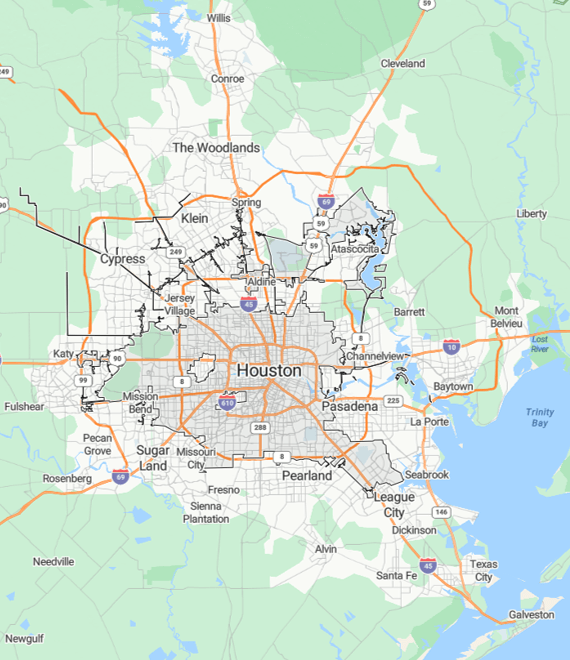 Great Houston area for services